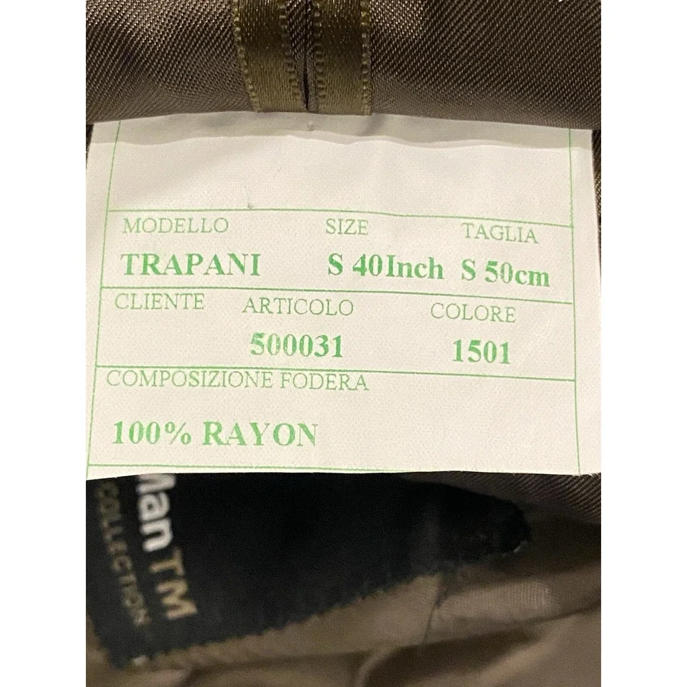 Lanificio Made In Italy Cashmere And Wool Todays Man Black Blazer Jacket Sz 40R‎